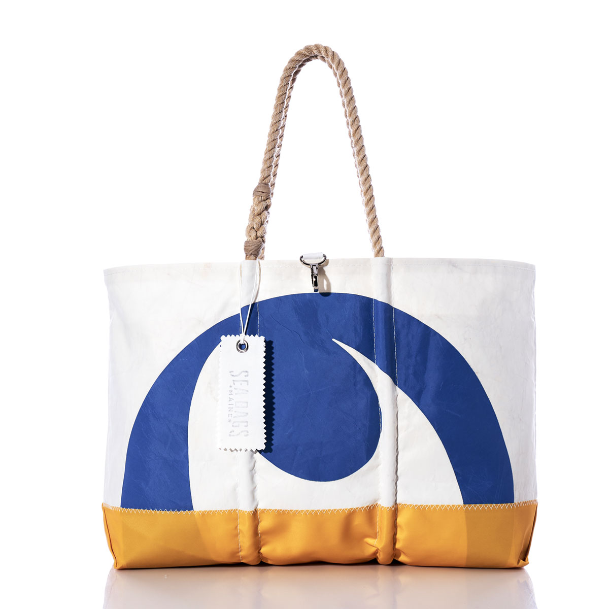 Vintage Blue Graphic Ogunquit Beach Tote