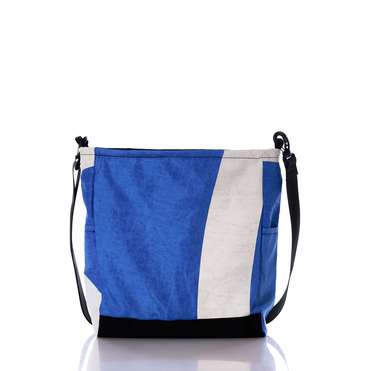 Vintage Blue and White Medium Voyager Crew Crossbody