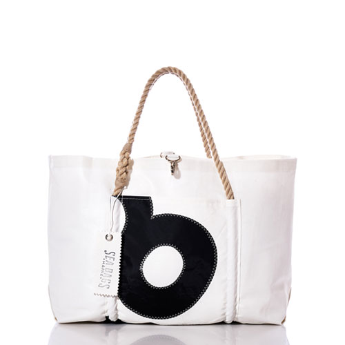 Vintage Black 8 Wharf Tote