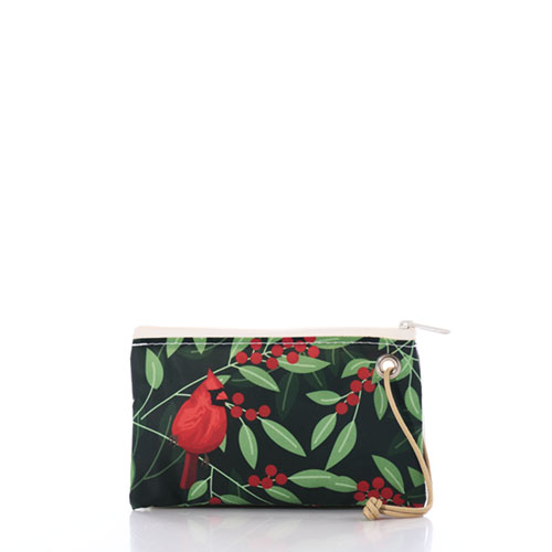 Winterberry Cardinals Wristlet