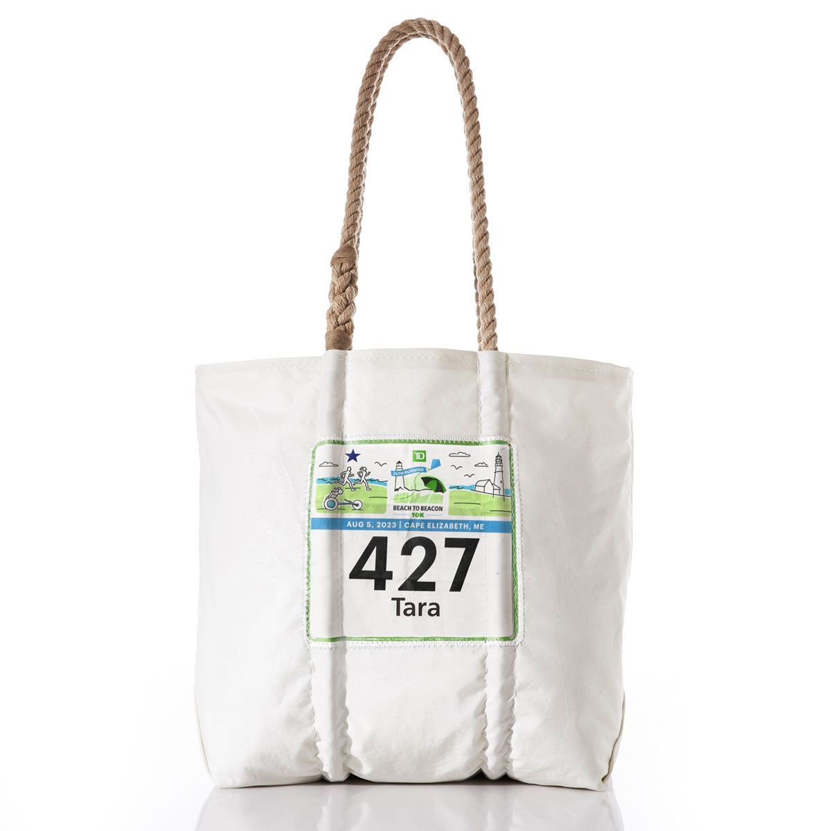 Custom Logo: Beach Tote Bags