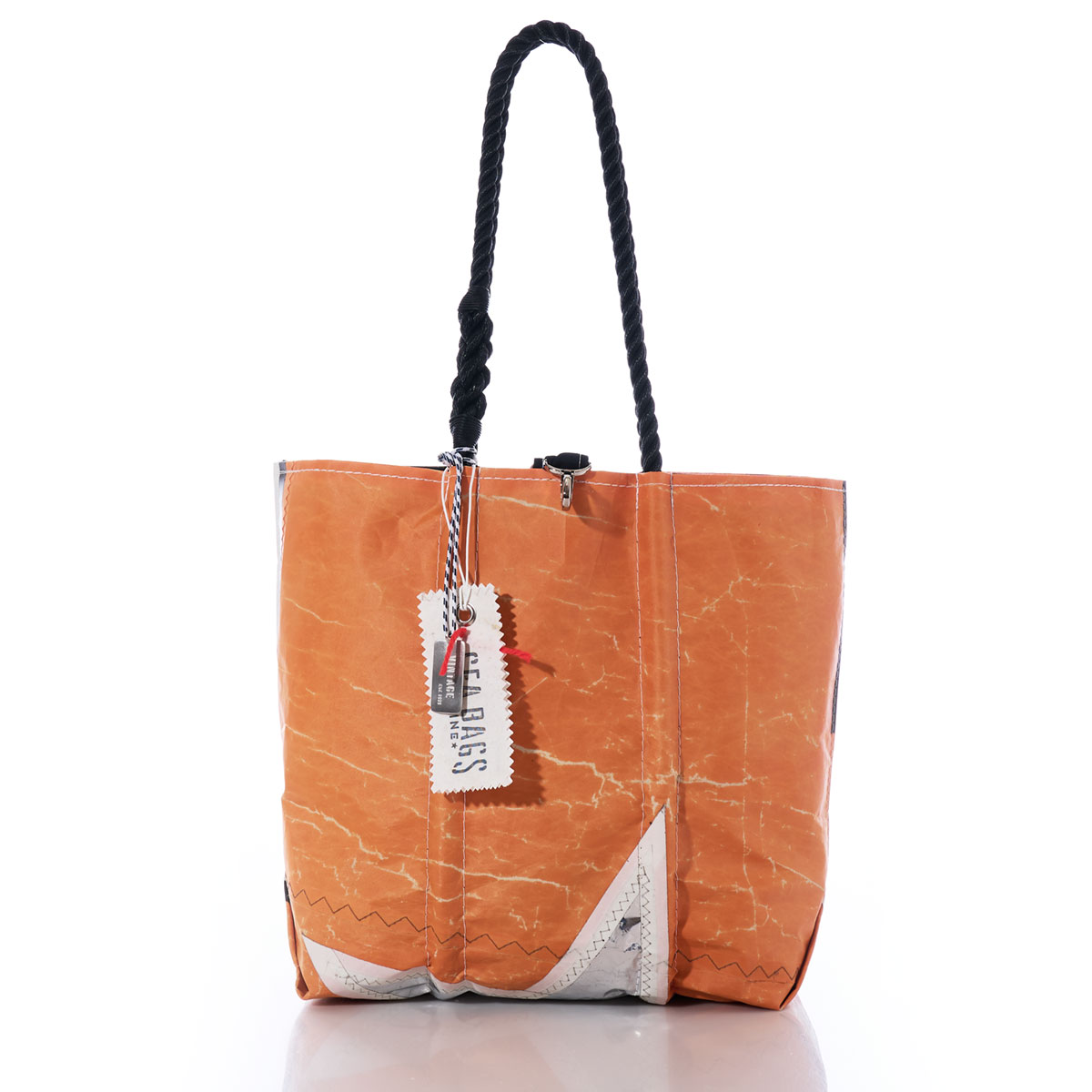 Auction Orange Silver Star Tote