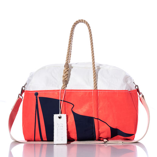 Vintage Neon Orange Burgee Weekender