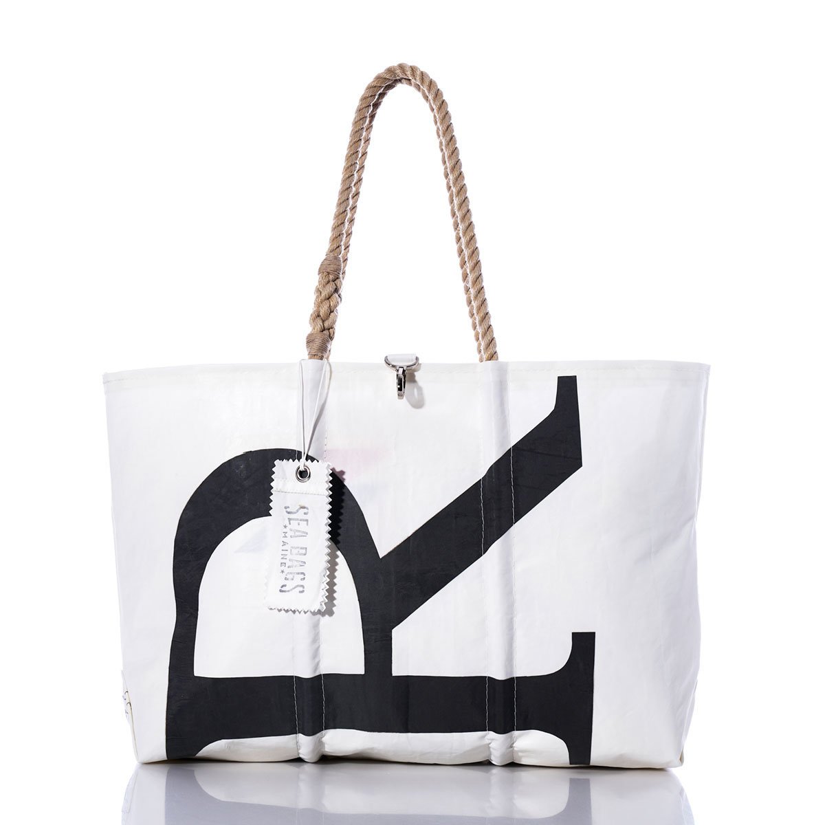 Vintage Black R Large Tote
