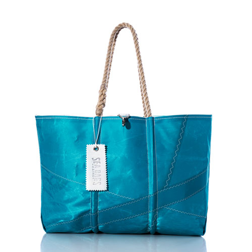 Vintage Teal Large Tote