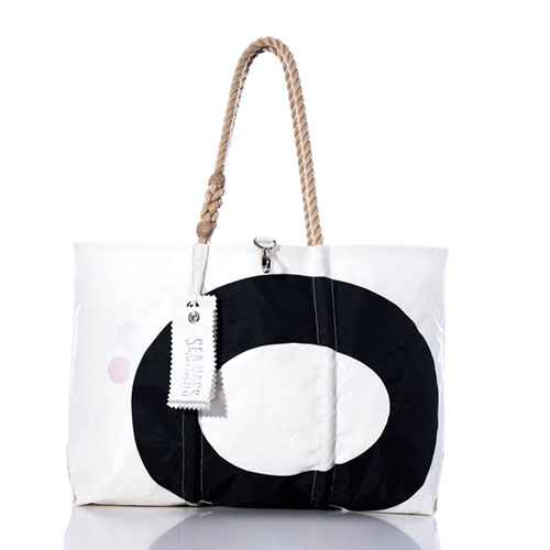 Vintage Black OH Large Tote