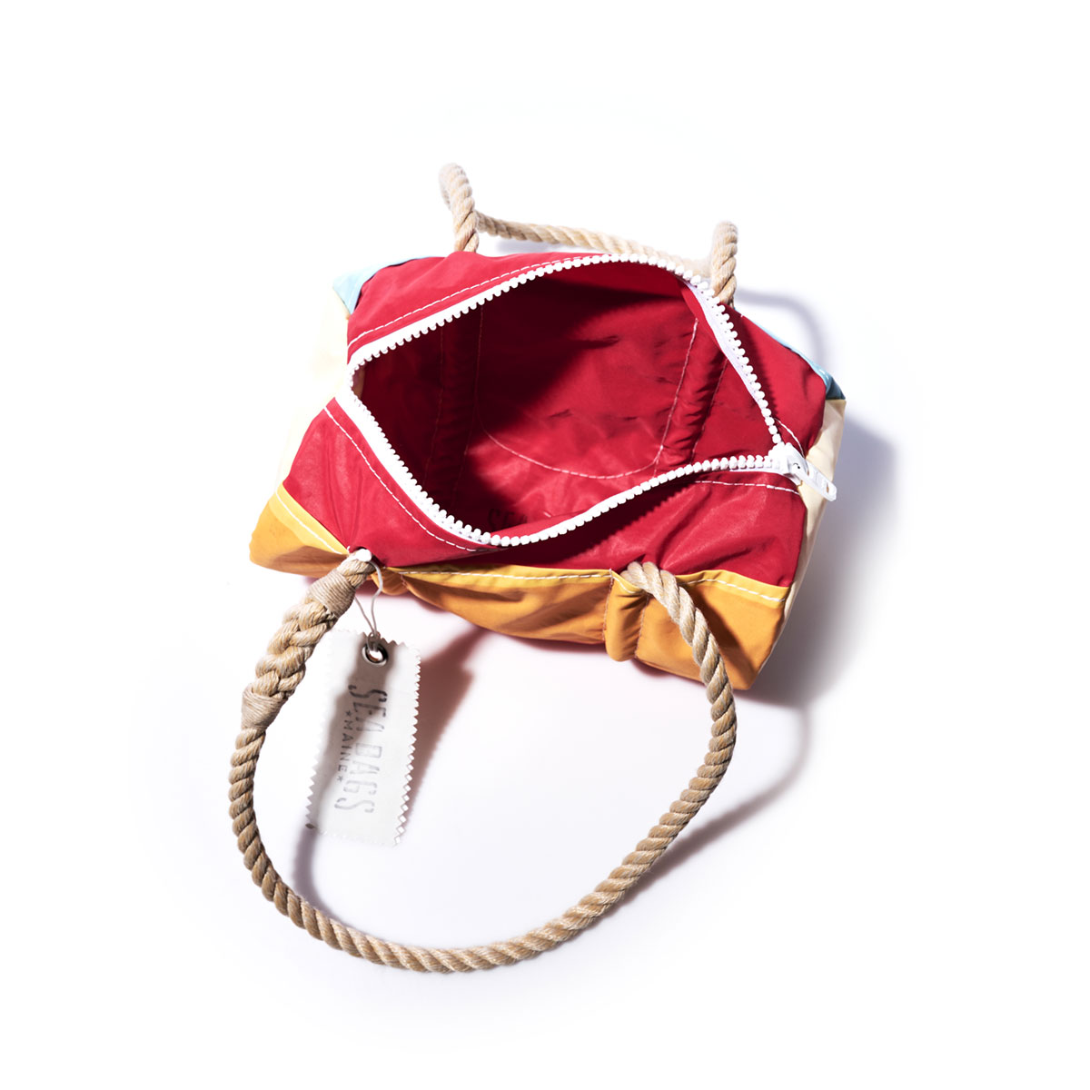 Vintage Rainbow Baguette Bag