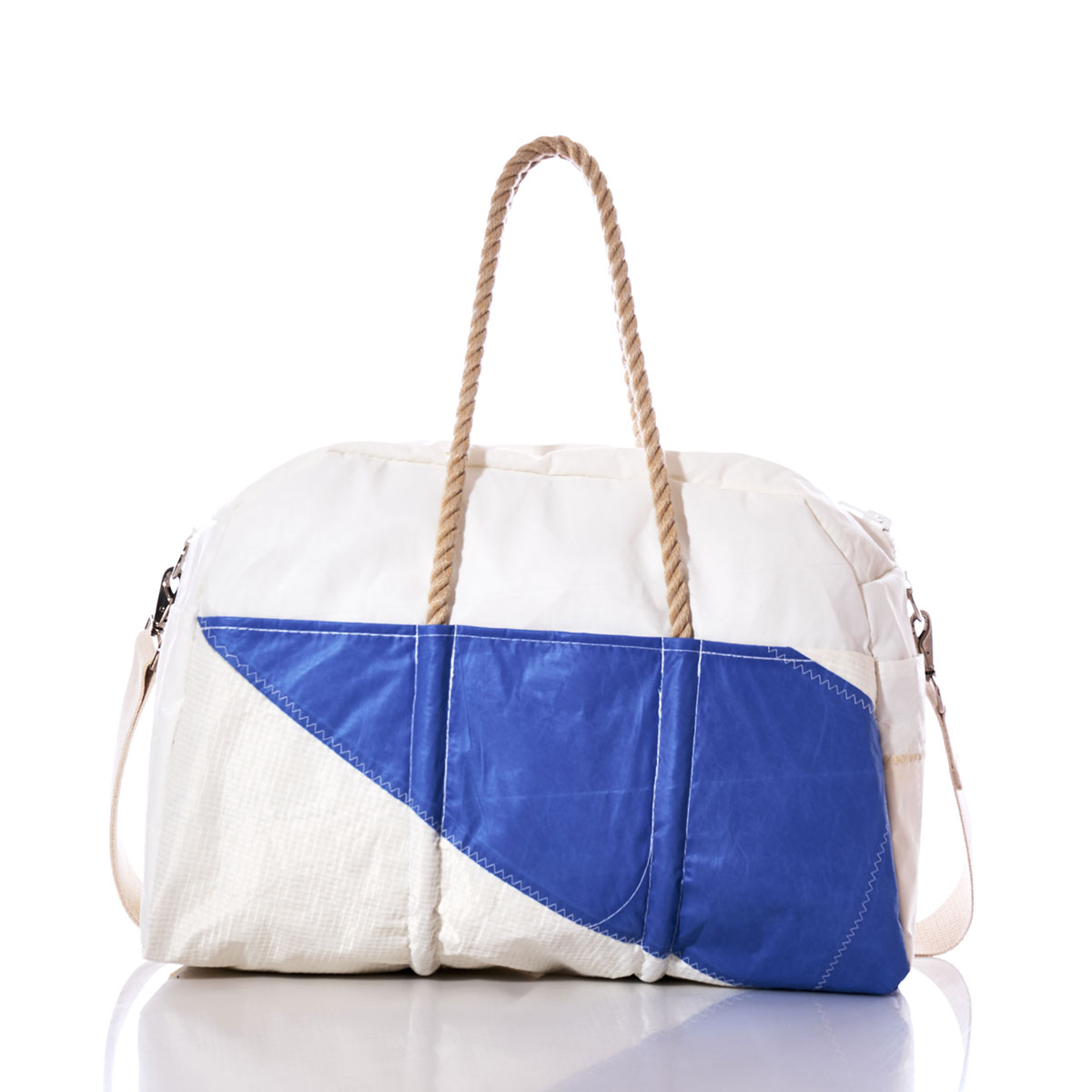 Vintage Yellow and Blue Weekender