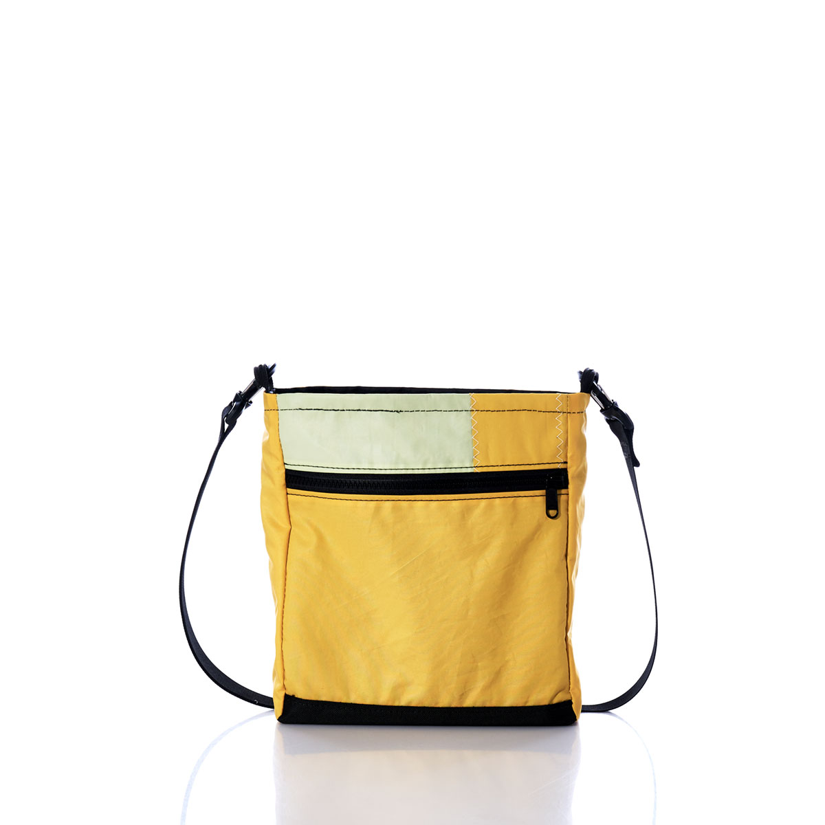 Vintage Yellow and Green Small Voyager Crew Crossbody