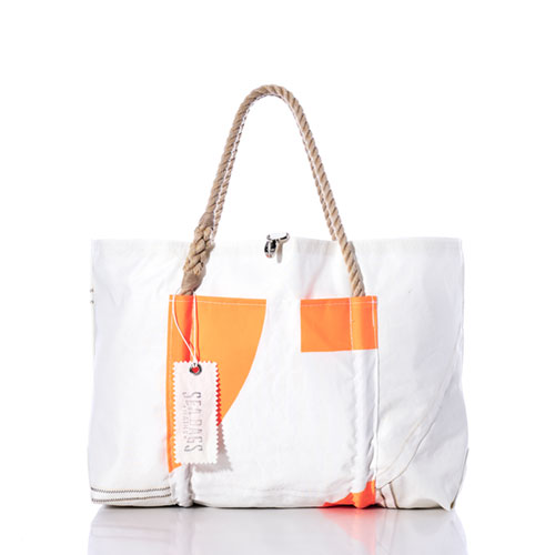 Vintage Orange Wharf Tote