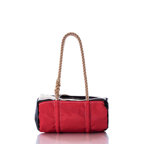 Vintage Red and Black Baguette Bag