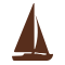 sailboat vector icon