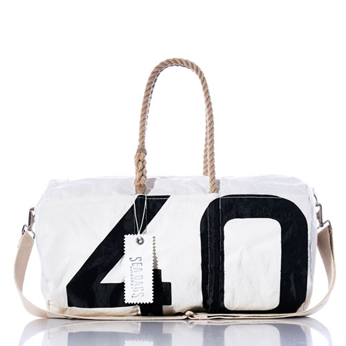 Vintage Black 40 Duffel