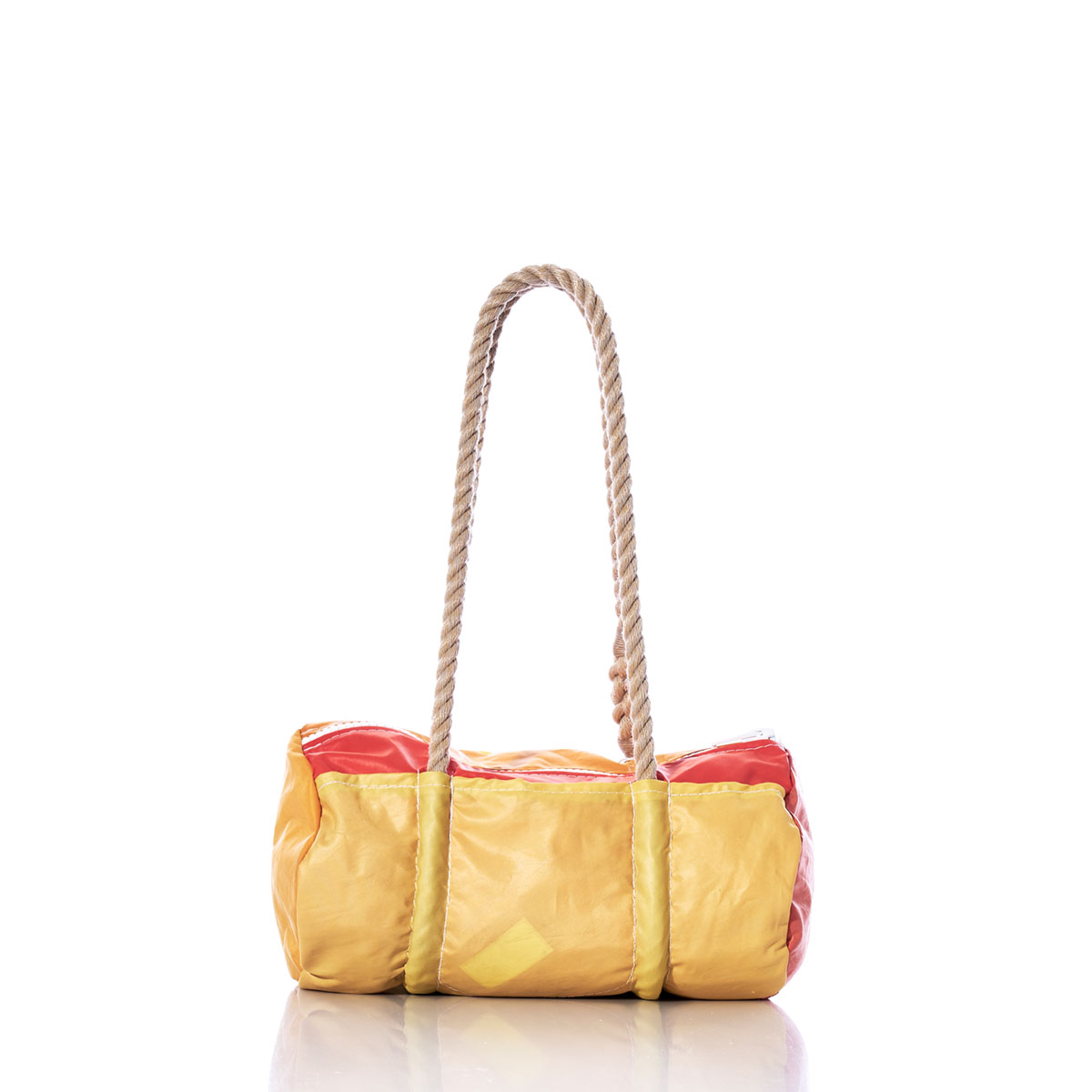 Vintage Orange and Yellow Baguette Bag