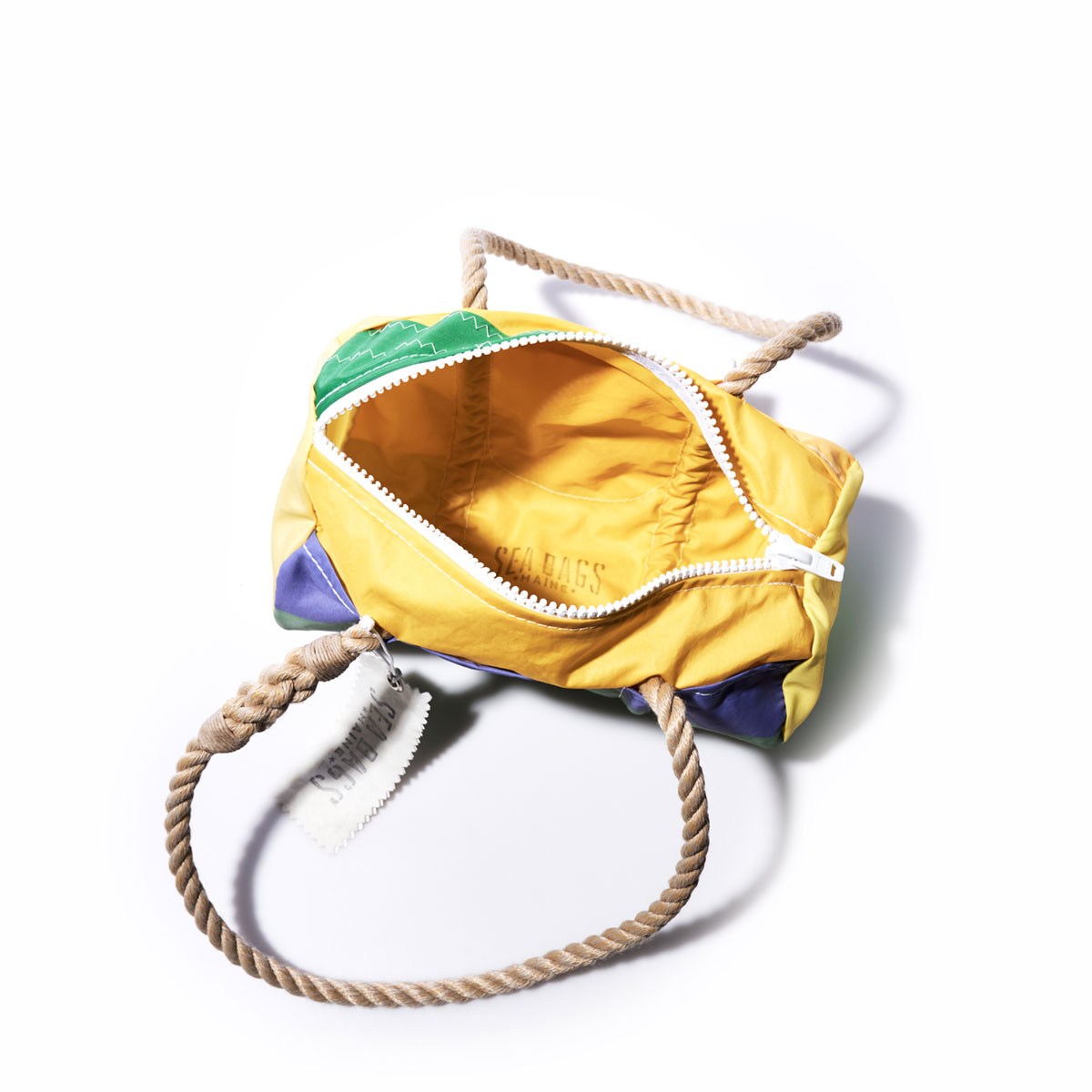 Vintage Rainbow Baguette Bag