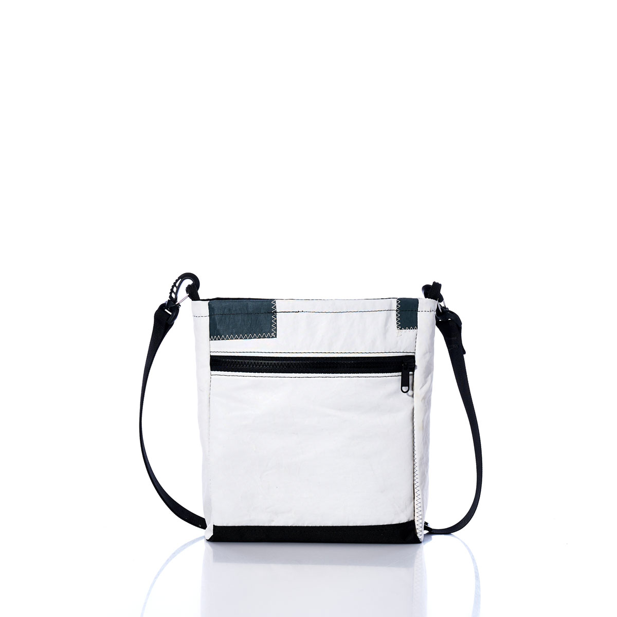 Vintage Black and White Small Voyager Crew Crossbody