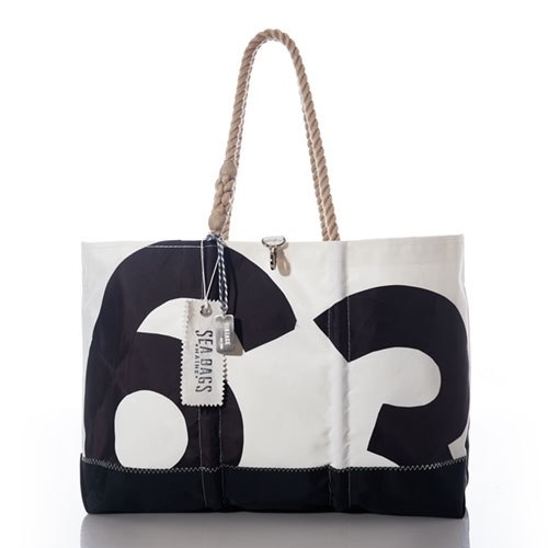 Vintage Black 63 Ogunquit Beach Tote