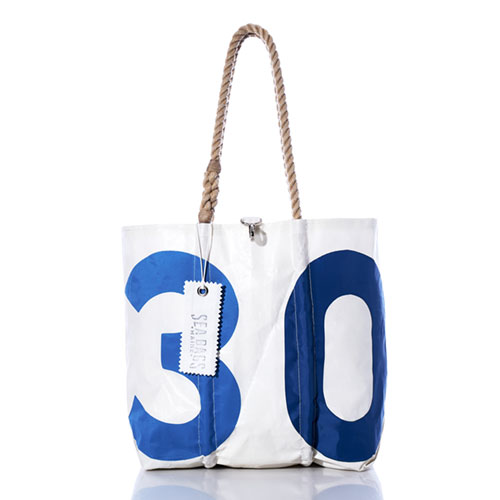 Vintage Blue 30 Medium Tote