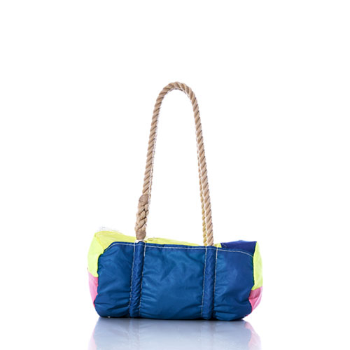 Vintage Blue Multicolor Baguette Bag
