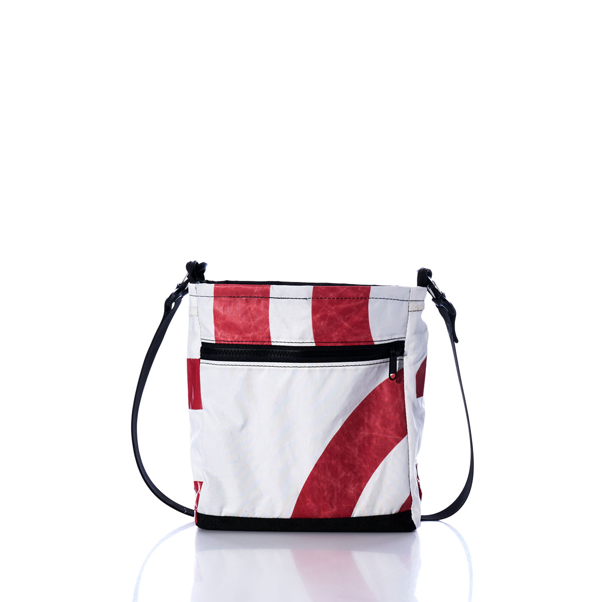 Vintage Red and White Small Voyager Crew Crossbody