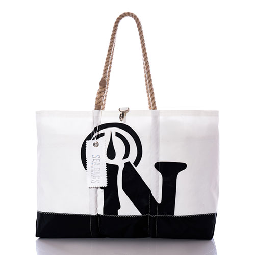 Vintage Black N Ogunquit Beach Tote