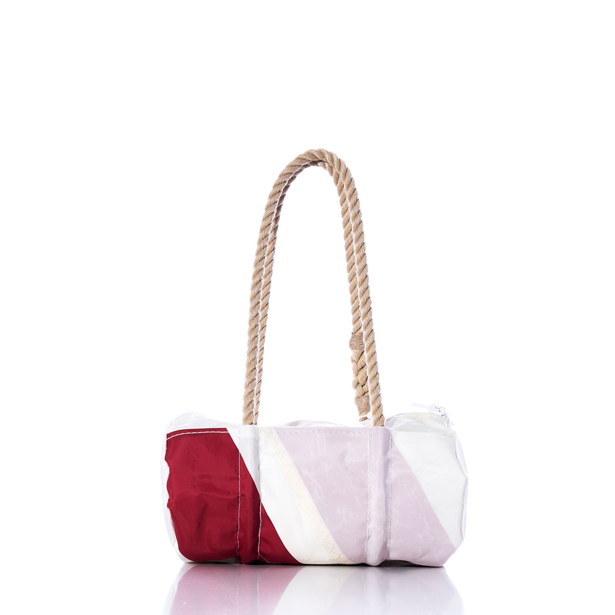 Vintage Red Stripe Baguette Bag