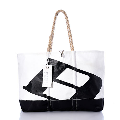 Vintage Black B Ogunquit Beach Tote