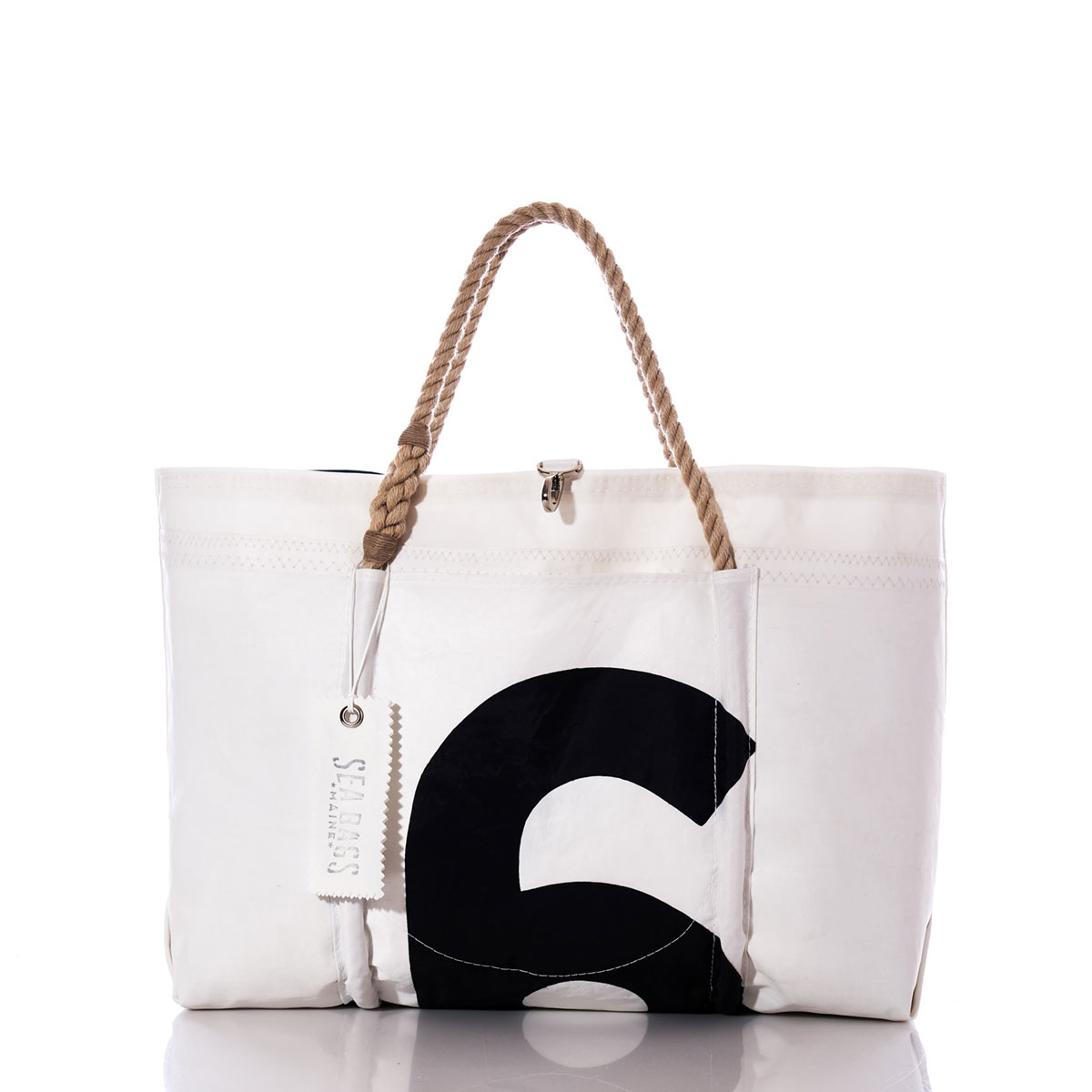 Vintage Black 6 Wharf Tote