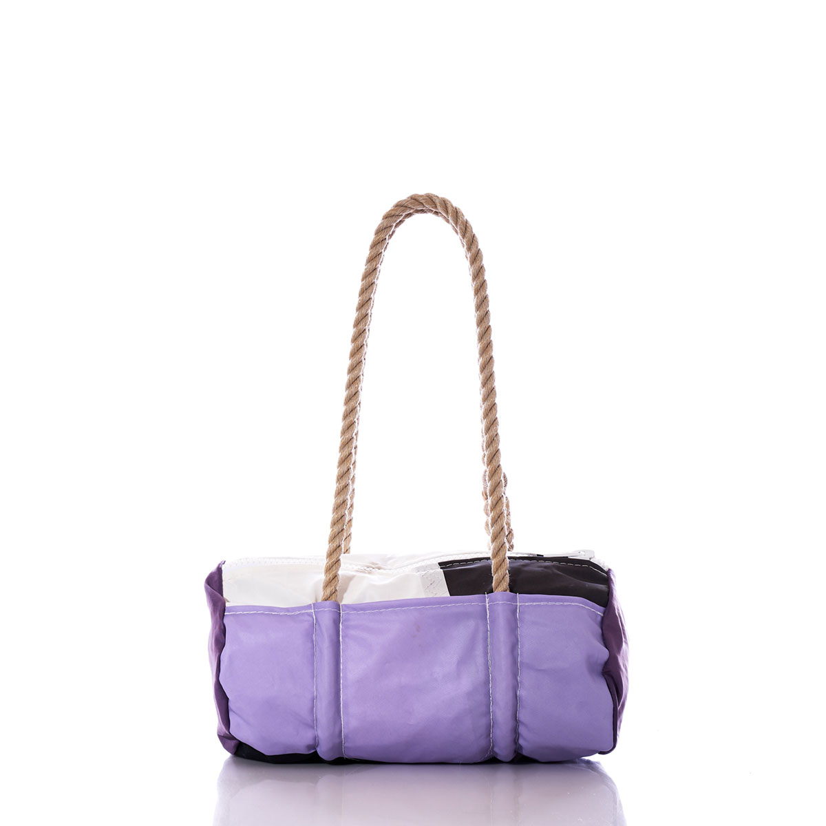 Vintage Purple and Black Baguette Bag