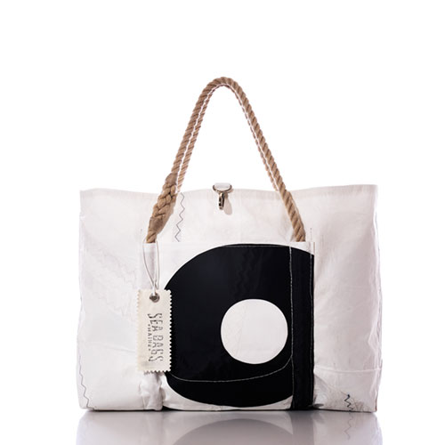 Vintage Black 9 Wharf Tote