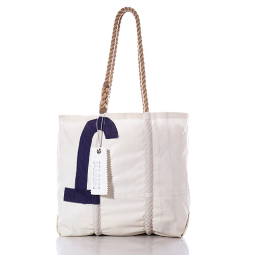 Vintage Purple J Medium Tote