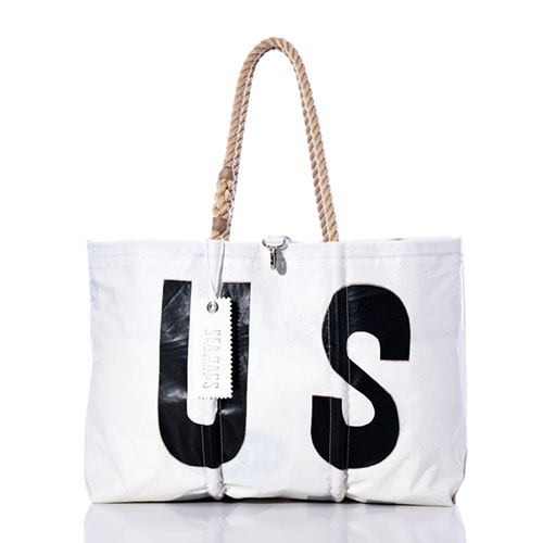 Vintage Black US Large Tote