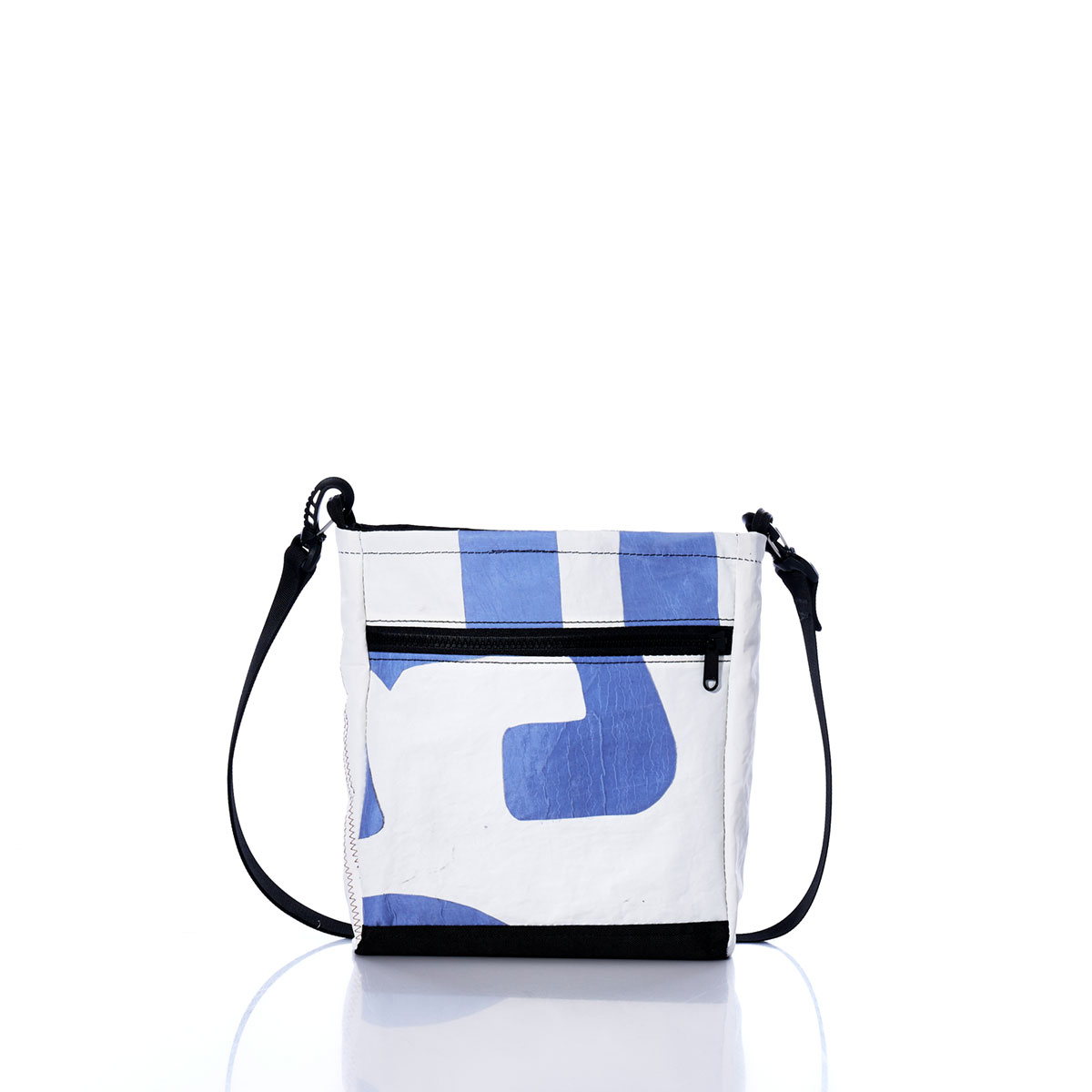 Vintage Blue and White Small Voyager Crew Crossbody