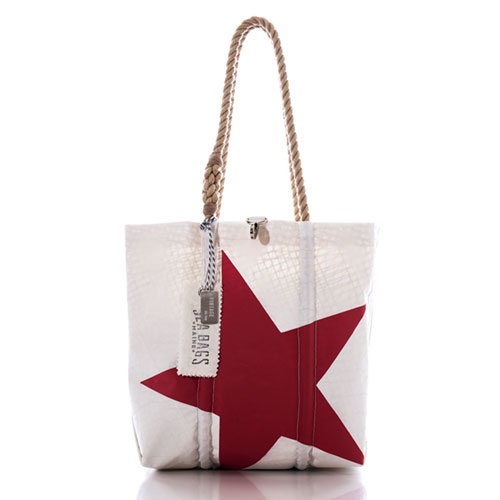 Vintage Red Star Medium Tote