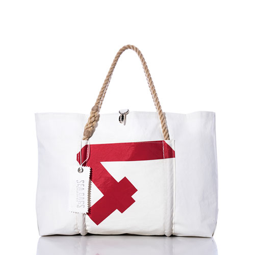 Vintage Red 4 Wharf Tote