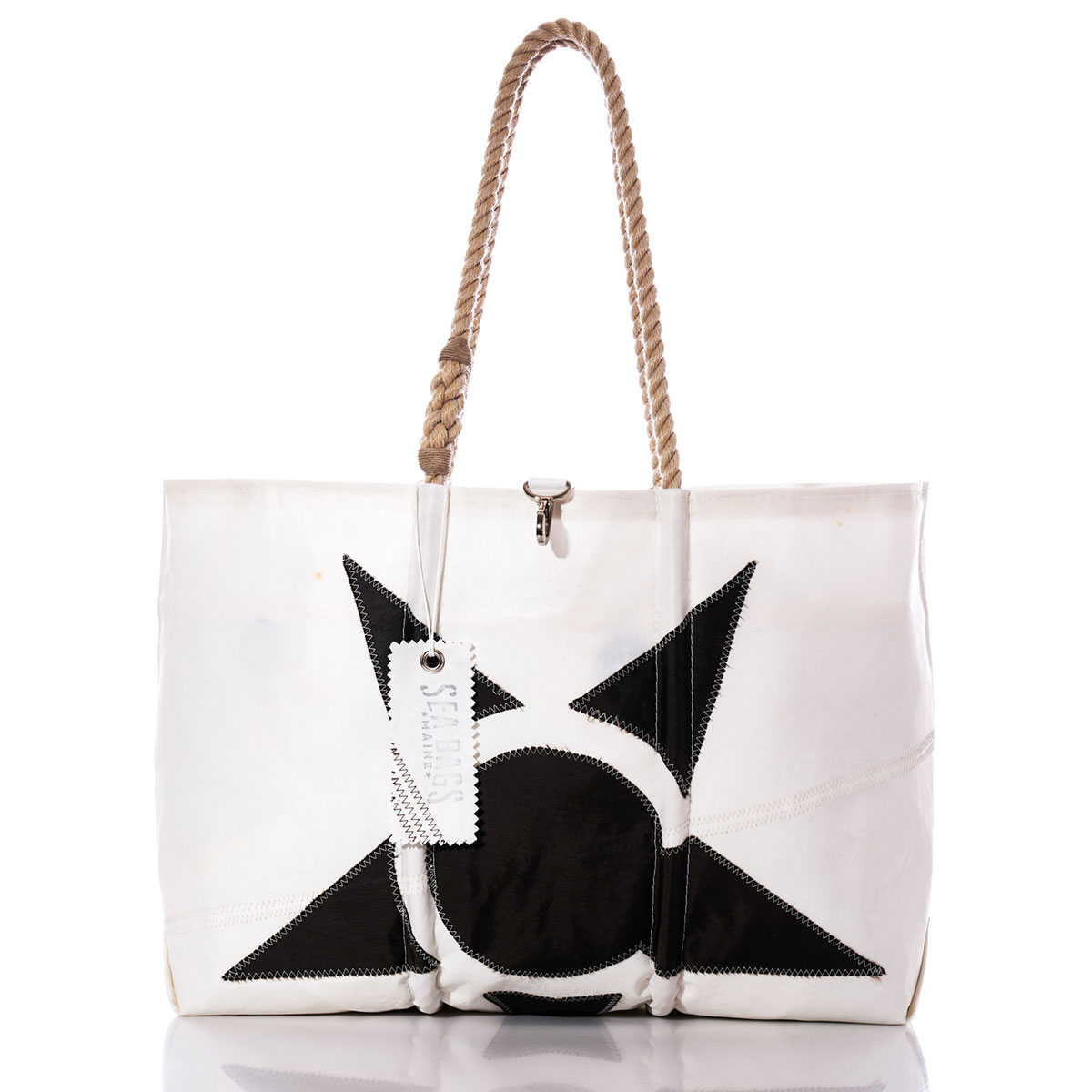 Vintage Black C Star Large Tote