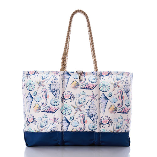 Life Is Good Shell Print Ogunquit Beach Tote