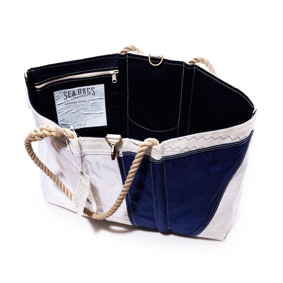 Alpha Heritage Signal Flag Large Tote