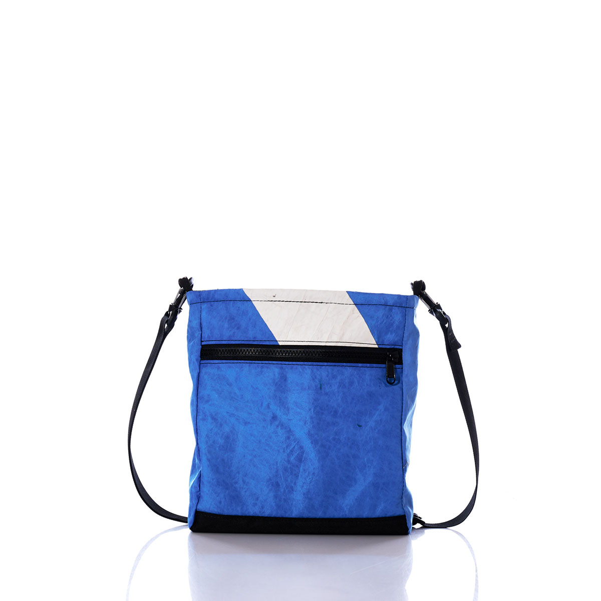 Vintage Blue and White Small Voyager Crew Crossbody