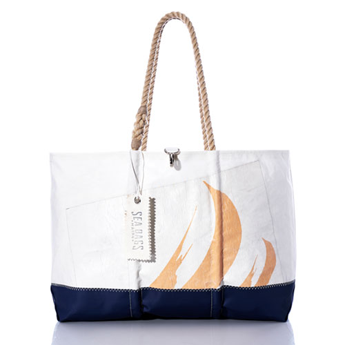 Vintage Faded Graphic Ogunquit Beach Tote
