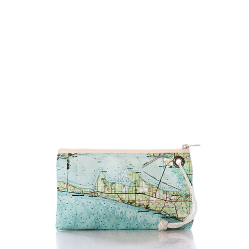 Emerald Coast Nautical Chart Wristlet
