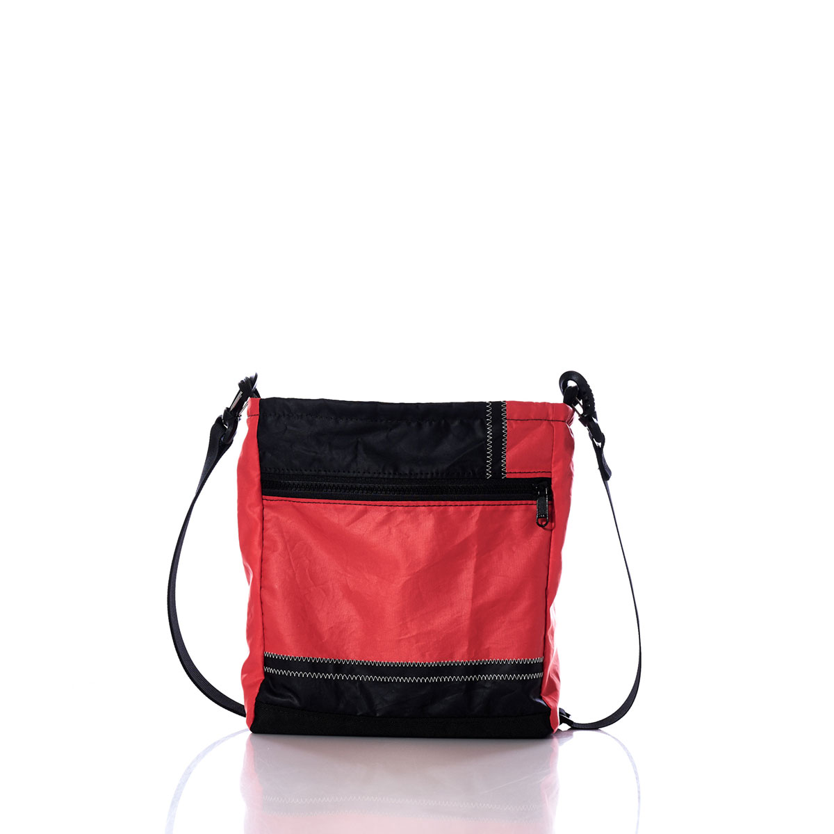 Vintage Orange and Black Small Voyager Crew Crossbody