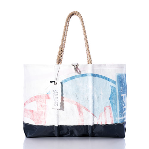 Vintage Faded Graphic Ogunquit Beach Tote