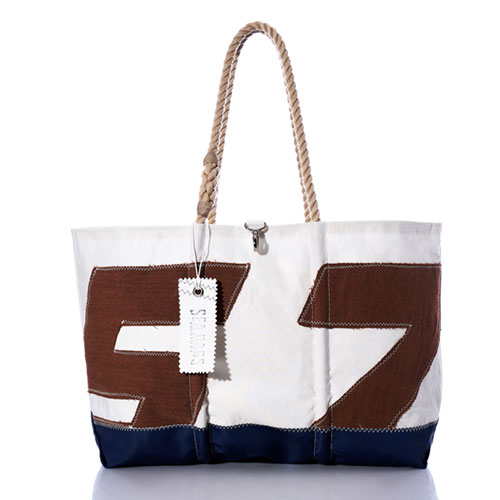 Vintage Brown 57 Ogunquit Beach Tote