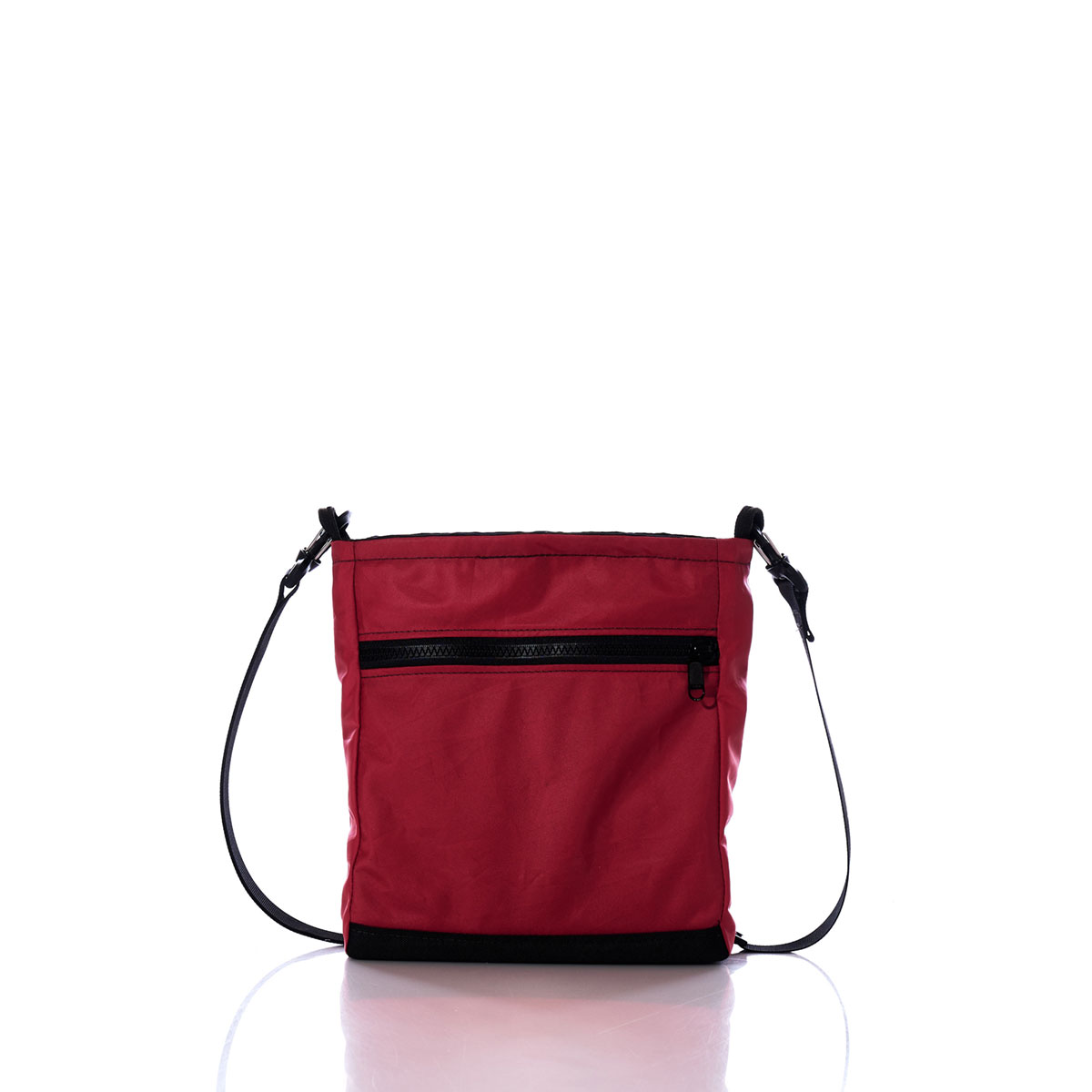 Vintage Red and Teal Small Voyager Crew Crossbody