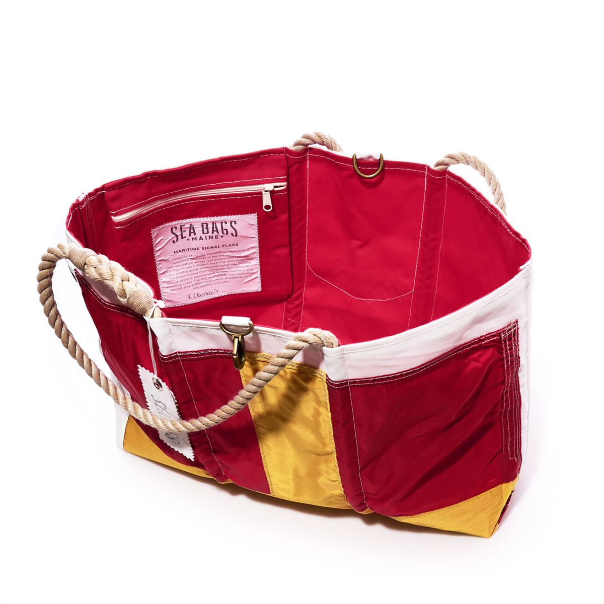 Romeo Heritage Signal Flag Large Tote