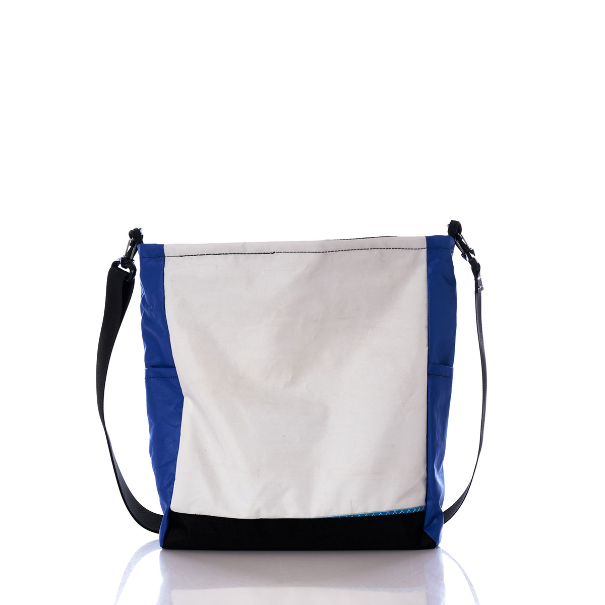 Vintage Blue and White Medium Voyager Crew Crossbody