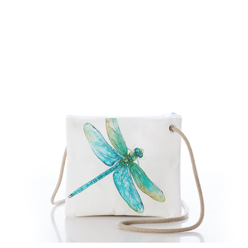 Watercolor Dragonfly Slim Crossbody