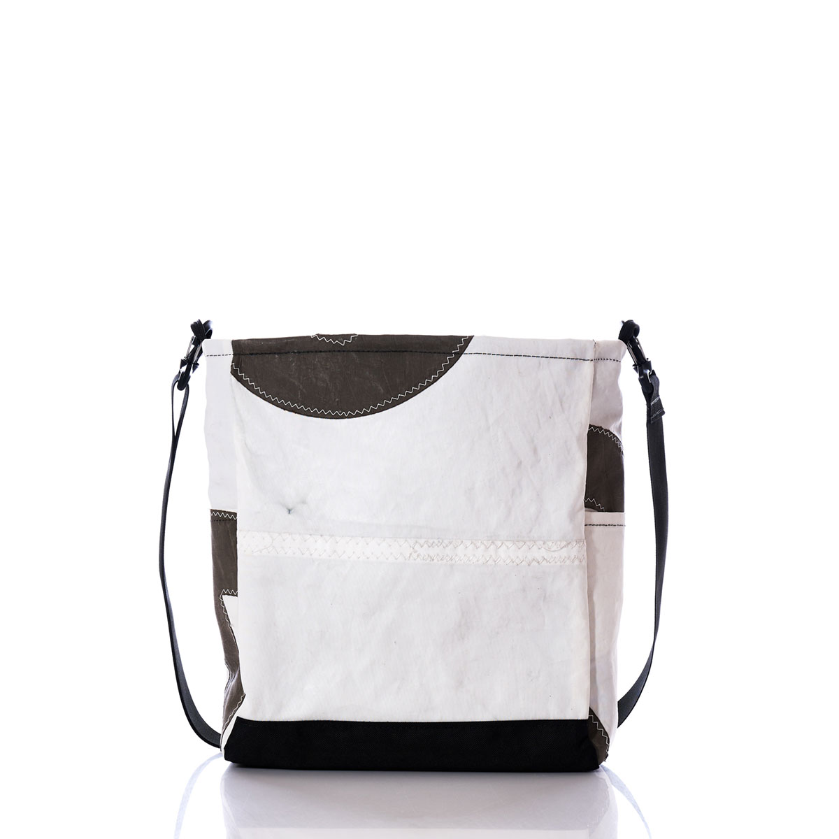 Vintage Black and White Medium Voyager Crossbody