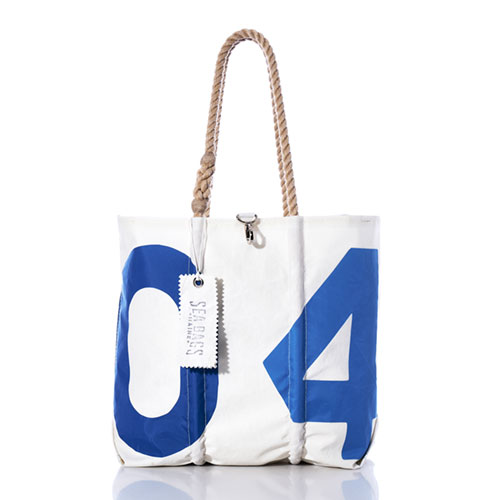 Vintage Blue 04 Medium Tote